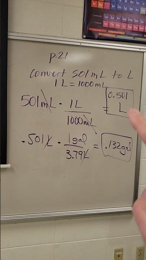Convert mL to Liters then to gallons