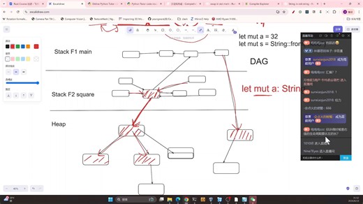 The Golden Rust语言 04: Object Graph,Move,Ref,Mut,Lifetime,Reborrow