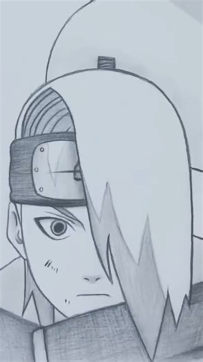 Sketch World on Instagram: "How To Draw Deidara ✨ YT- Sayah Art."