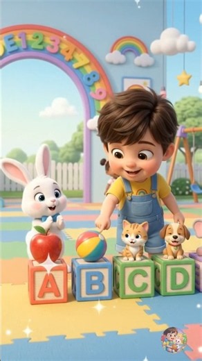 ABC Adventure with Sunny & Bunny! 🐰✨Learn A to Z with colorful toys, animals, and lots of fun ll