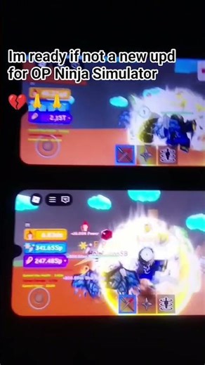 Im ready or not for a upd in OP NINJA SIMULATOR
