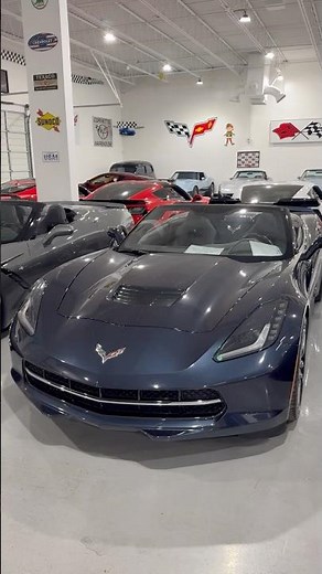 2014 Night Race Blue - Convertible #automobile #corvetteconvertible #corvettewarehouse