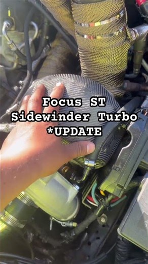 Focus ST Sidewinder Turbo Setup 🔥*UPDATE* #car #automobile #ford #car #cartok #fordperformance