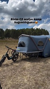 Have you ever seen a bicycle tent before?😍 #atikailesi #atikfamily #campinglife #inflatabletent #camping | Atik Family Camp