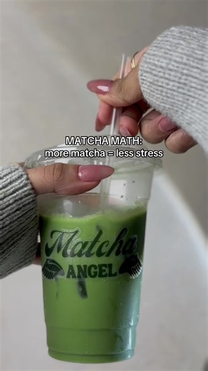 Matcha math 💯💅🎀🌷🍵✨ #matchatok #matcha #fyp #homecafe #foryou #icedmatchalatte
