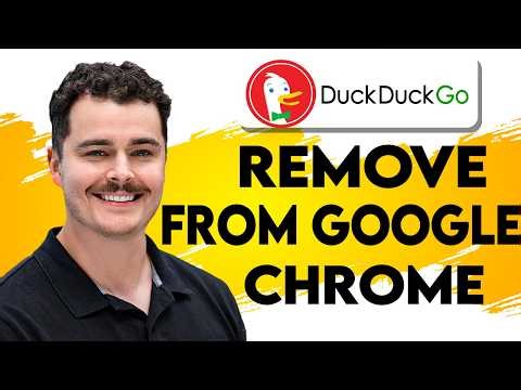 How To Remove DuckDuckGo Search From Google Chrome [2026 Guide]