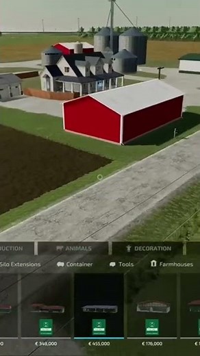 Farming simulator 22 building a farm! #farmingsim22 #fs22 #build #farm #mods