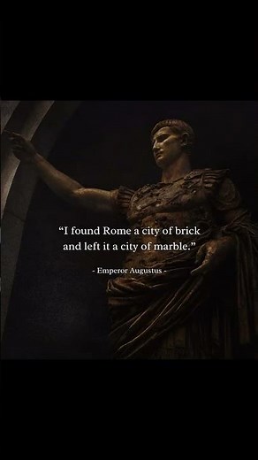 Emperor Augustus #quotes #augusta #viralvideo