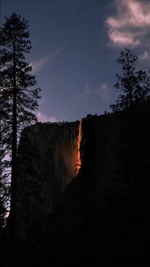 #visityosemite #firefall #nationalparks #yosemitenationalpark