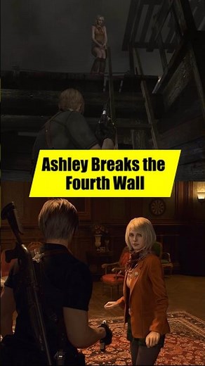 Ashley Breaks the Fourth Wall 💀 | RE4 OG vs Remake