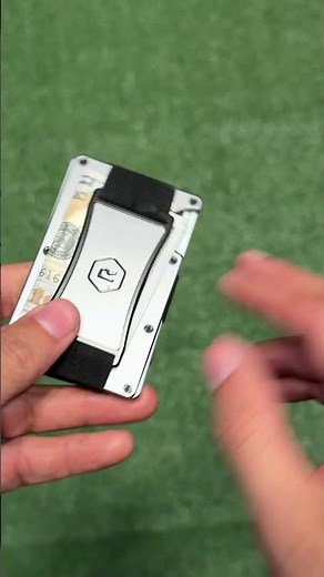 Ridge Wallet 2.0 | Slim RFID Blocking Metal Wallet | Minimalist Front Pocket Card Holder | Aluminum