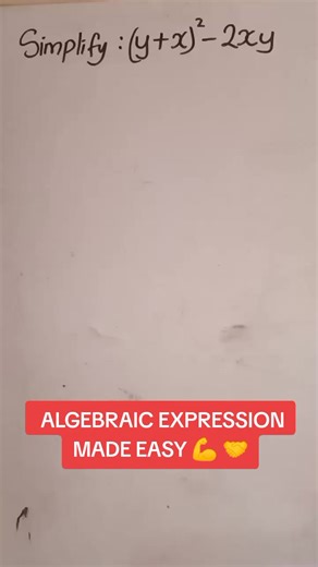 #ALGEBRAIC EXPRESSION MADE EASY 💪 🤝