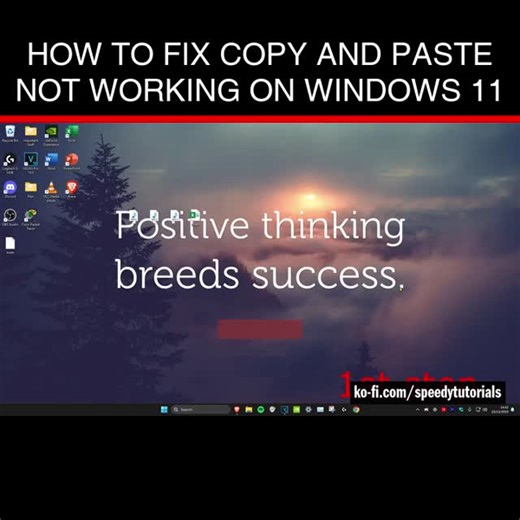 Speedy Tutorials on Instagram: "How to Fix Copy and Paste Not Working On Windows 11 💻 Donate, browse my shop, or if you need help get a custom tutorial → Link in my bio! https://linktr.ee/speedytutorials #computer #windows11 #windows11 #tech #windows10 #laptop #computertips #laptoptips #technology #pctipsandtricks #shorts #reelindia #reels #pctips #india"