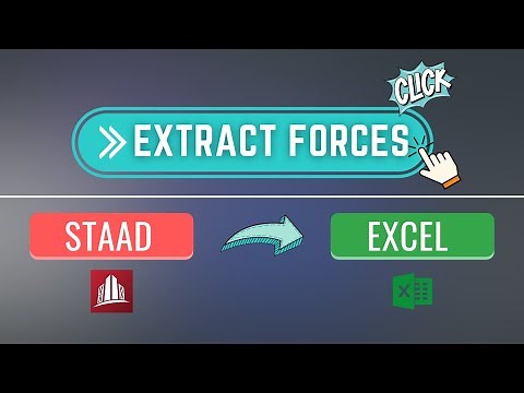 How to Extract STAAD Member Forces using OpenSTAAD | Step by Step Tutorial | Excel VBA