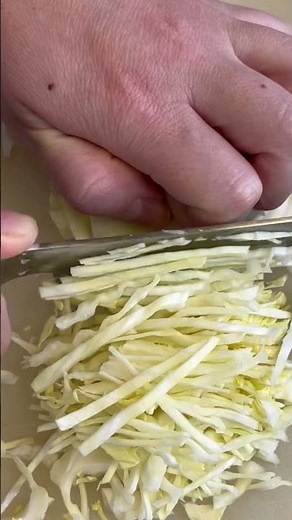 キャベツを千切りにする【酢キャベツ】