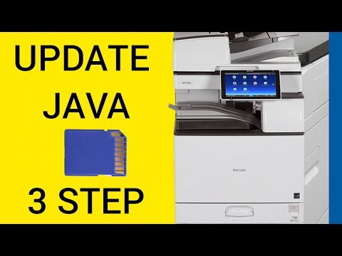 Update Java on Ricoh MP2555 with an SD Card — Easy Tutorial
