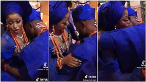Bride comforts groom as he cries on big day, Video Drops