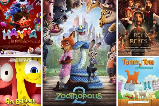 Los estrenos de cine más esperados para ver con niños en Navidad 2025-2026