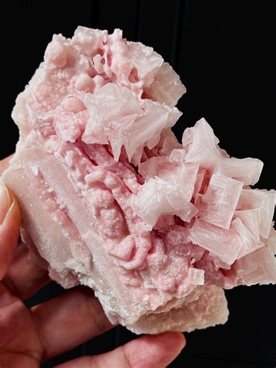 Pink Halite Specimen, California Crystal Salt Formation Clusters - Etsy