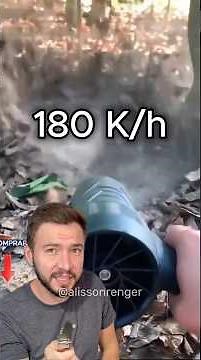 This airplane turbine blower blows wind at 180 km/h 😲💨 Does it really work??