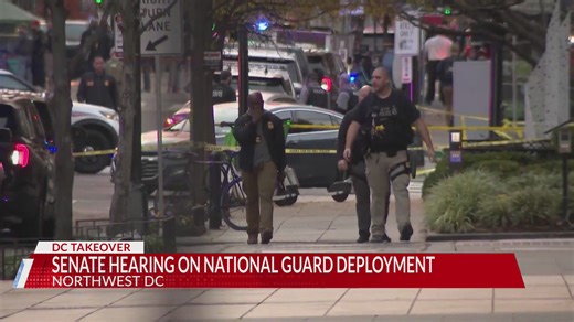 Senators question defense officials over the deployment of the National Guard