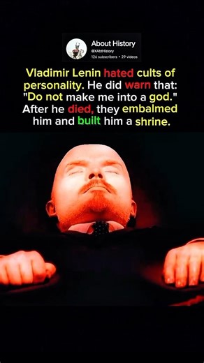 Lenin Never Wanted This After Death…