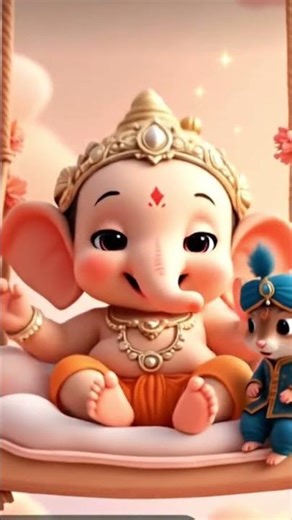 Ganpati Ji & Mushak’s Funny Swing Ride | Divine Laughter Moments