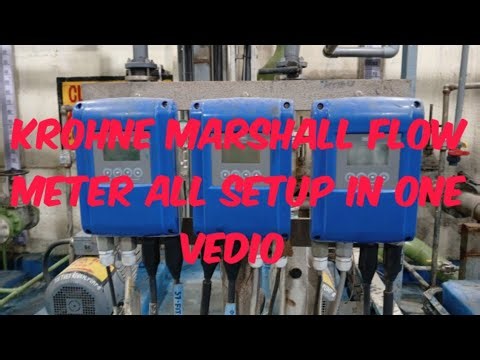Krohne Marshall Flow Meter All Setup & sensor data configuration #instrument #krohnen #vairalvideo