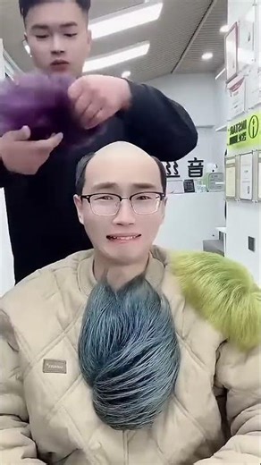 This Expression Is Really Amazing😄#Tóc Giả Nam #Tóc Giả#メンズウィッグ #ウィッグ