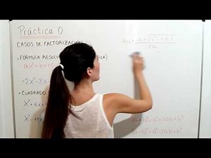 MATEMATICA CBC - Teoría Casos de factorización 2/2 - Práctica 0