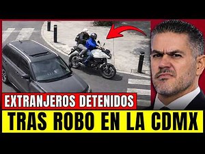 ¡Persecución por robo de 750 mil pesos en CDMX! Así capturaron a los sospechosos