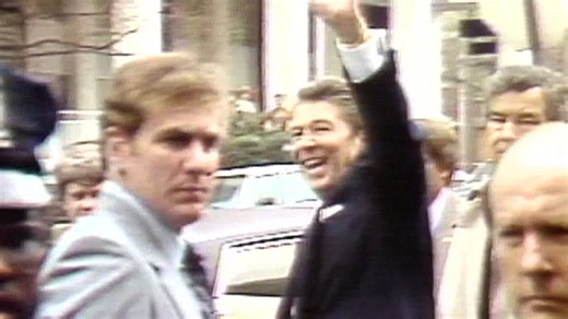WFAA coverage of the 1981 attempted assassination attempt of Ronald Reagan