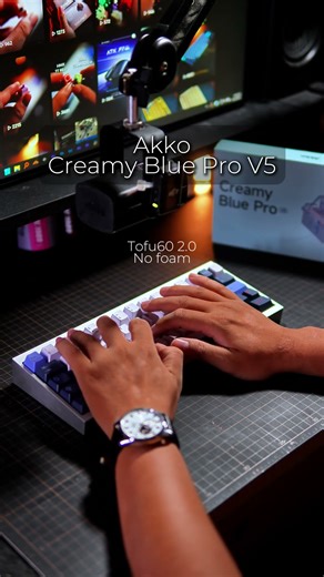 Akko Creamy Blue Pro V5 sound test