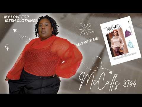 A Sew Along for McCall's 8144 || Quick Serger Threading | Andre Leon Talley Exhibit