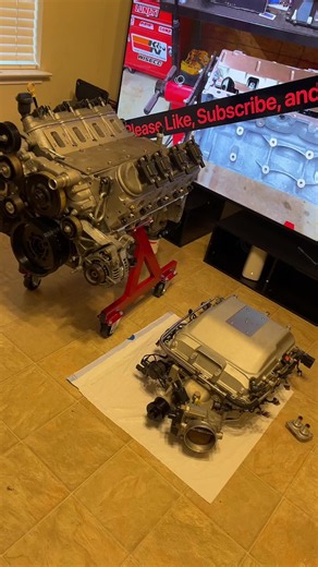 LSA Build in Living Room: Fully Forged Short Block & Ported Stock Heads