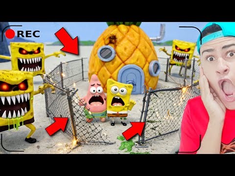CONSTRUÍ UMA BASE SEGURA PRA CASA DO BOB ESPONJA!! 😱 - Gmod