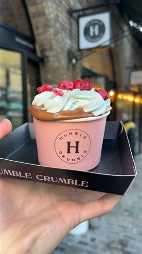 Have you tried Humble Crumble's Christmas crumble special yet? 😋 📍 Available at Old Spitalfields Market , Camden Market , Borough Market | Secret London