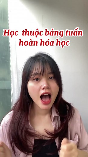 Cách thuộc bảng tuần hoàn hoá học chỉ trong vòng một nốt nhạc #HOCMAI #luyenthi #trending #LearnOnTikTok #hoctap #xuhuong #lop10 #2K8 #lop10