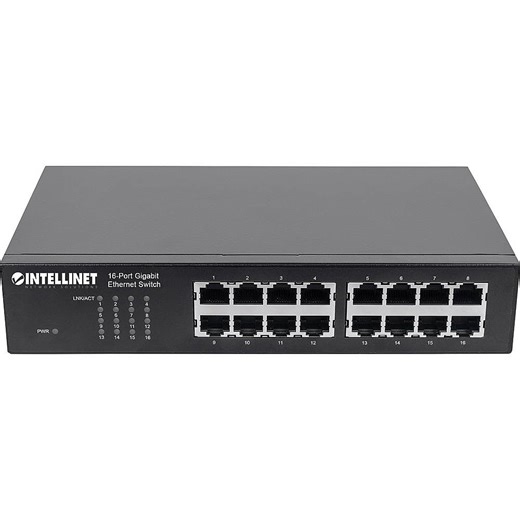 Intellinet 16-Port Netzwerk Switch Router RJ45 | 67,06 € | second circle