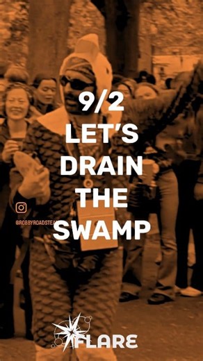 Thrilled to announce that Robby Roadsteamer (@robbyroadsteamer) will be singing his heart out on 9/2, in an effort to help us start to Remove the Regime and Drain the Swamp! #FuelTheFLARE #WeAreTheFlood #RemovalCoalition #FLARE247DC | FLARE USA