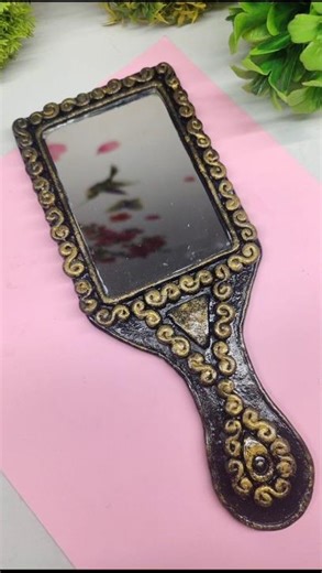 20₹ Mirror _Easy DIY Craft Idea ✨#diy #mirrorcraft #homedecor #diyideas #craftideas #handmade