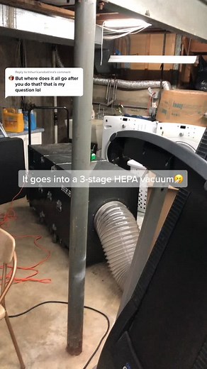 3-Stage HEPA Vacuum for Air Duct Cleaning
