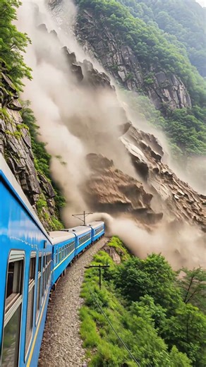 Landslide Hits Railway Tracks, Soil and Rocks Block the Train Line!