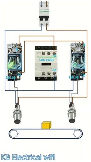 How to control conveyor with Proximity sensor
