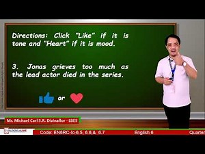 GRADE 6 ENGLISH Q1 - DETERMINE TONE, MOOD, AND PURPOSE OF THE AUTHOR