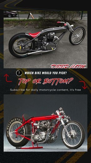 Tap for Details - XS650 Digger vs Triumph Dragster