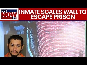 Prison escape: Pennsylvania inmate scales wall, new video released | LiveNOW from FOX