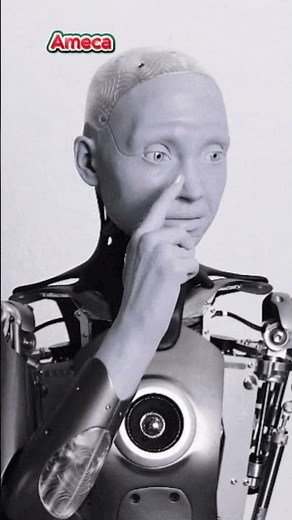 Interviewing Ameca: the most advanced robot on Earth #ameca #robot #ai #usa #amecarobot #shorts