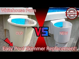 How To Replace An Above Ground Pool Skimmer DIY!