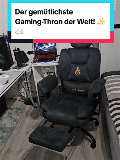 Gönn deinem Setup das ultimative Upgrade: Der SYMINO Sofa Gaming Stuhl mit kuscheligem Fell-Bezug! 🎮✨ Er verbindet ergonomisches Design mit absolutem Wohlfühl-Faktor. Egal ob stundenlanges Zocken oder entspanntes Movie-Binge-Watching – dieser Stuhl ist wie eine Umarmung für deinen Rücken. Stylisch, flauschig und ein echtes Highlight für jedes Zimmer! ​#GamingStuhl #Zockerzimmer #CozyGaming #SetupInspo #DealsFürDich